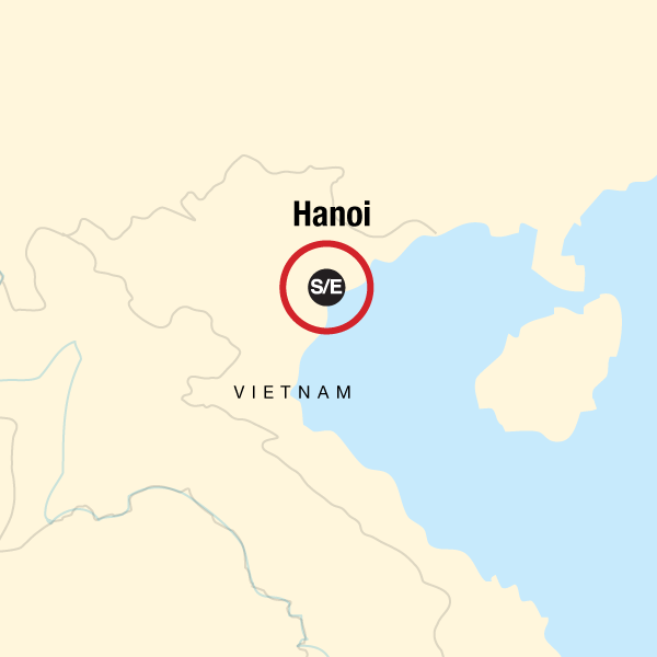Map of the route for Hanoi Day Tour: Hao Lu and Tam Coc (Ninh Binh) (full day)