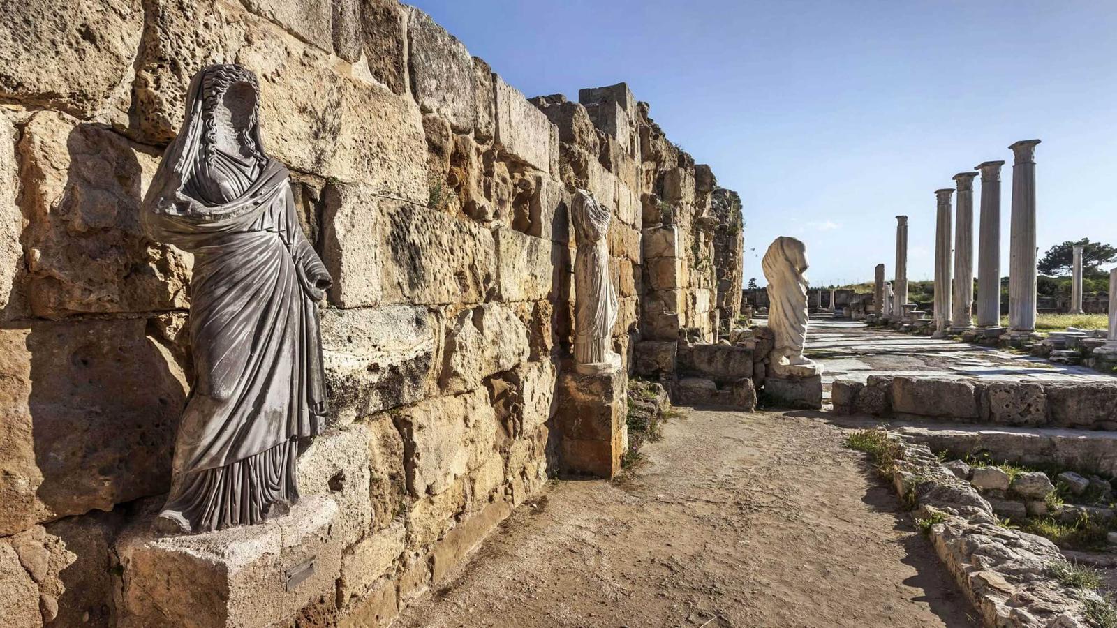 The ancient city of Salamis