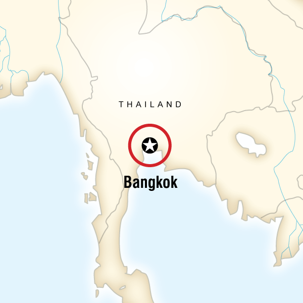 Map of the route for Bangkok Day Tour: Ayutthaya and River Cruise (full day)