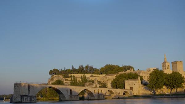 Watch the day pass over one of France’s most historic water crossings.