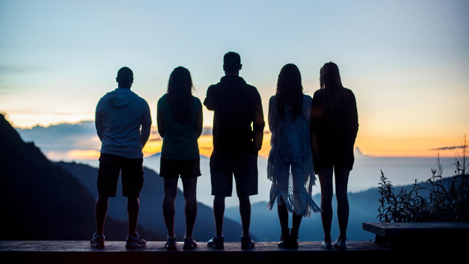 Taking in the view of Mount Bromo