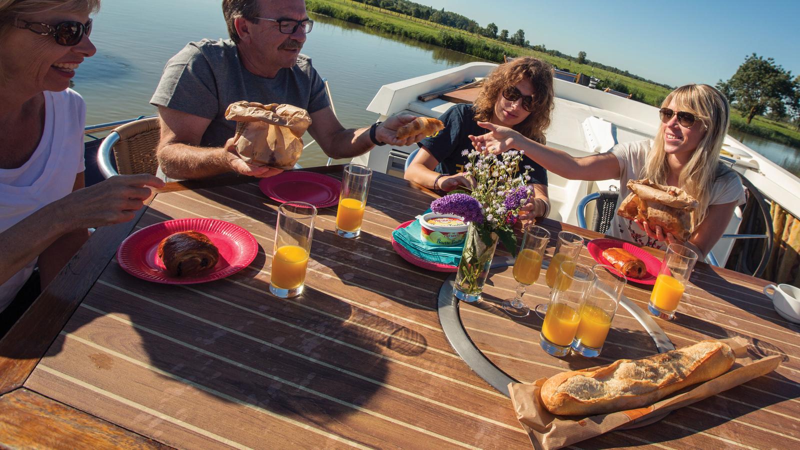Burgundy by River Barge