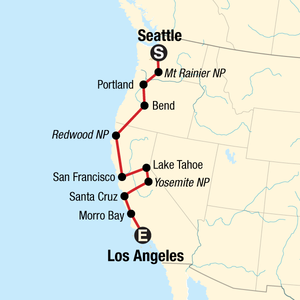 travel from la to seattle