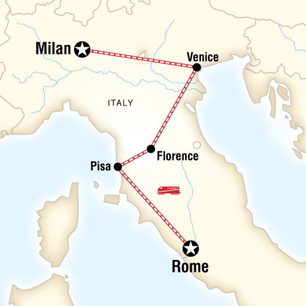 8 days, Highlights of Italy