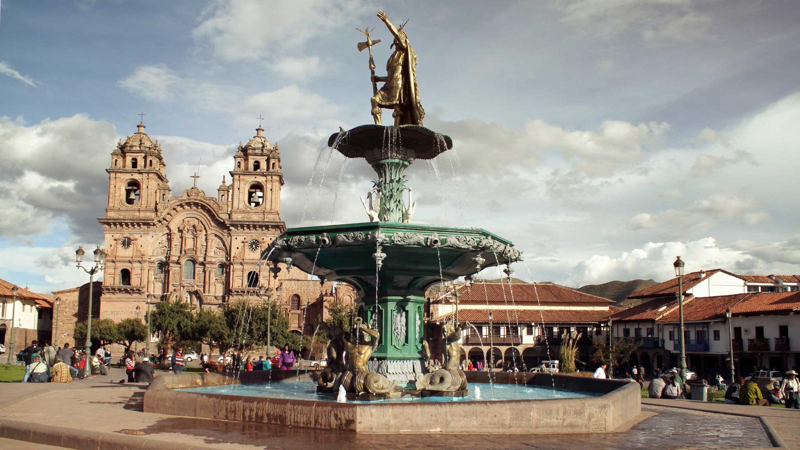 City center in Cusco
