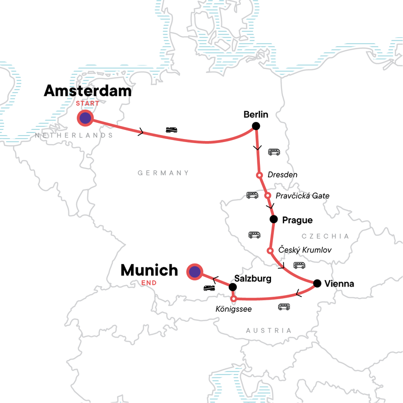 travel berlin to amsterdam