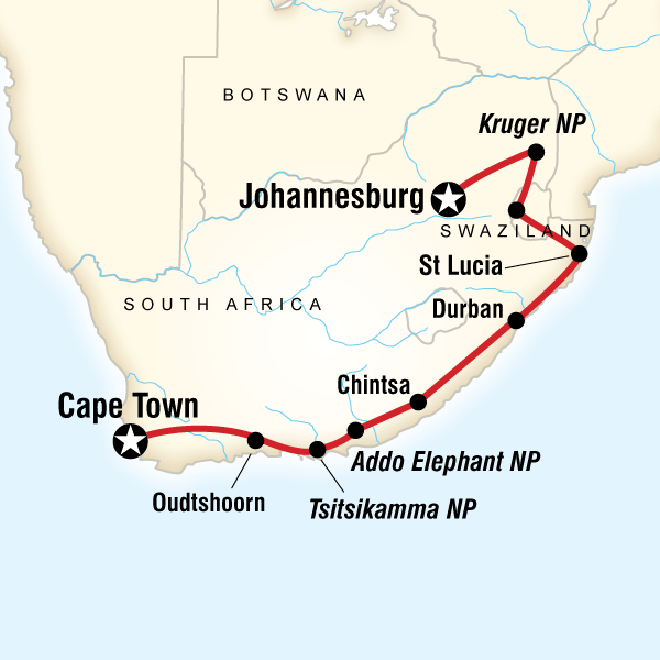 17 Days, South Africa & Swazi Quest