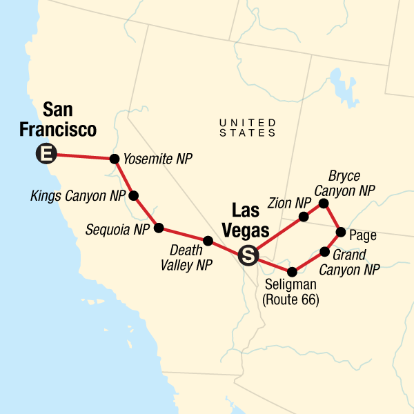 Antelope Canyon National Park Map