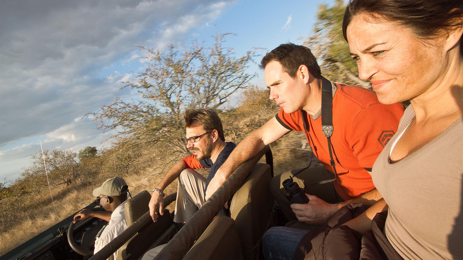 Driving through Kruger National Park with the CEO