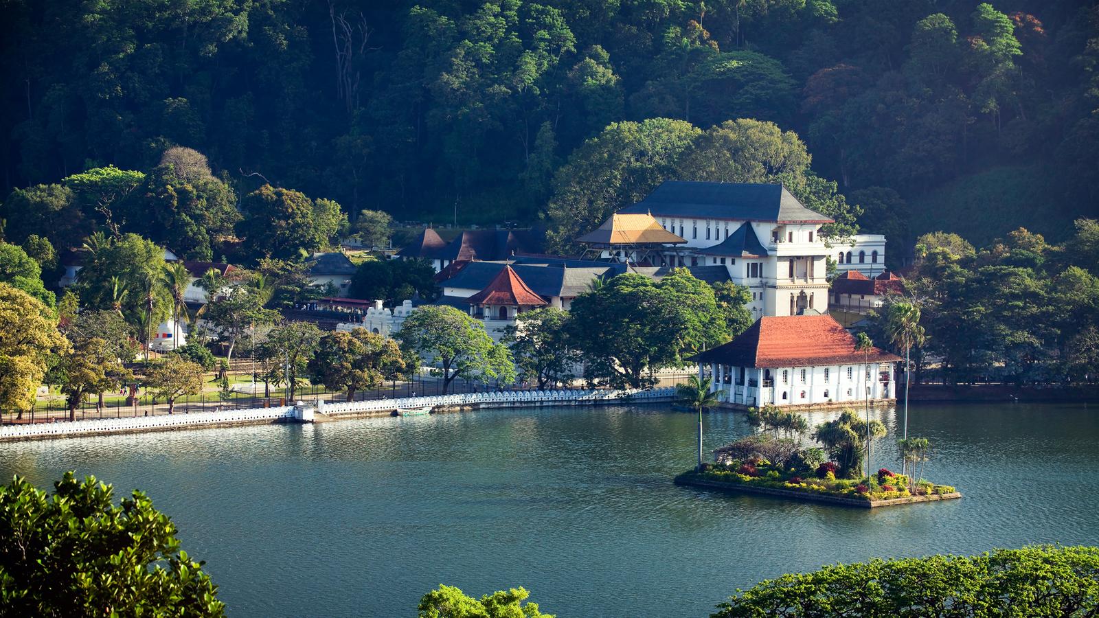 A beautiful view of Kandy, Sri Lanka