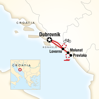 Map Of Local Living Croatia Southern Dalmatia Map Of Local Living Croatia Southern Dalmatia