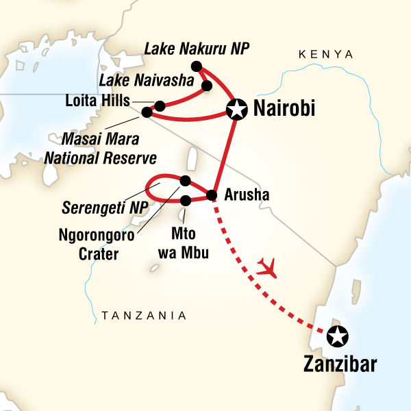 Kenya & Tanzania Overland Adventure in Tanzania, Africa G Adventures