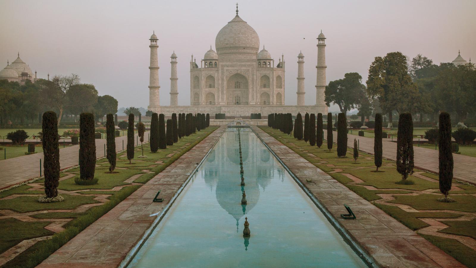 The iconic Taj Mahal in India