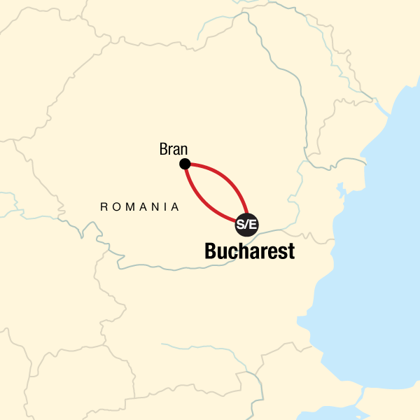 Map of the route for Ireland Hike, Bike & Kayak