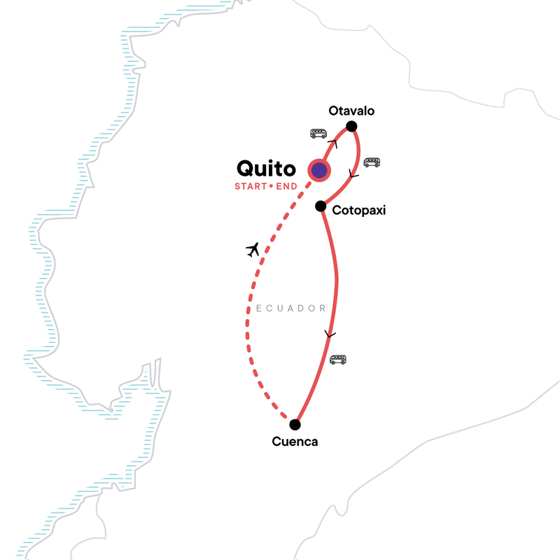 map otavalo market