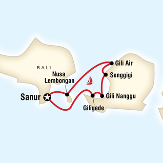 Map of Sailing Indonesia – Bali & Lombok