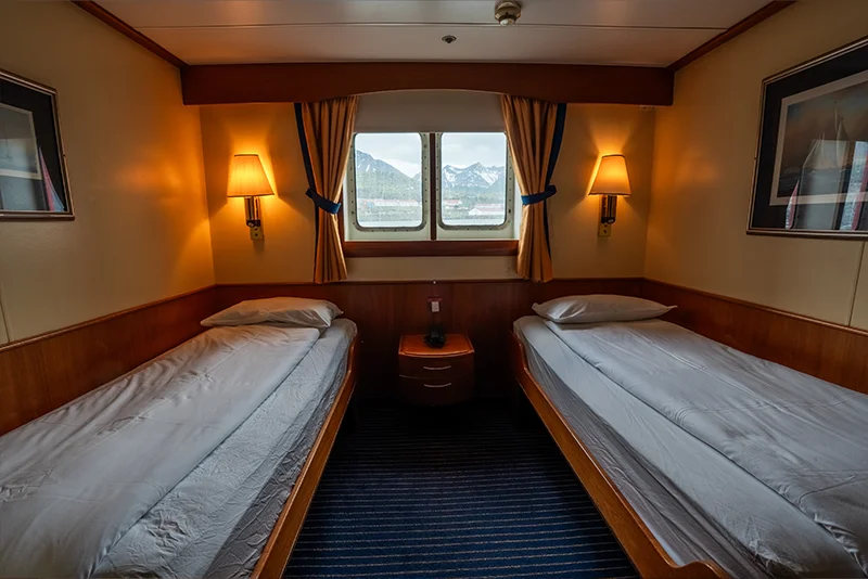 Main Deck Twin Window Cabin on Antarctica Expedition Ship