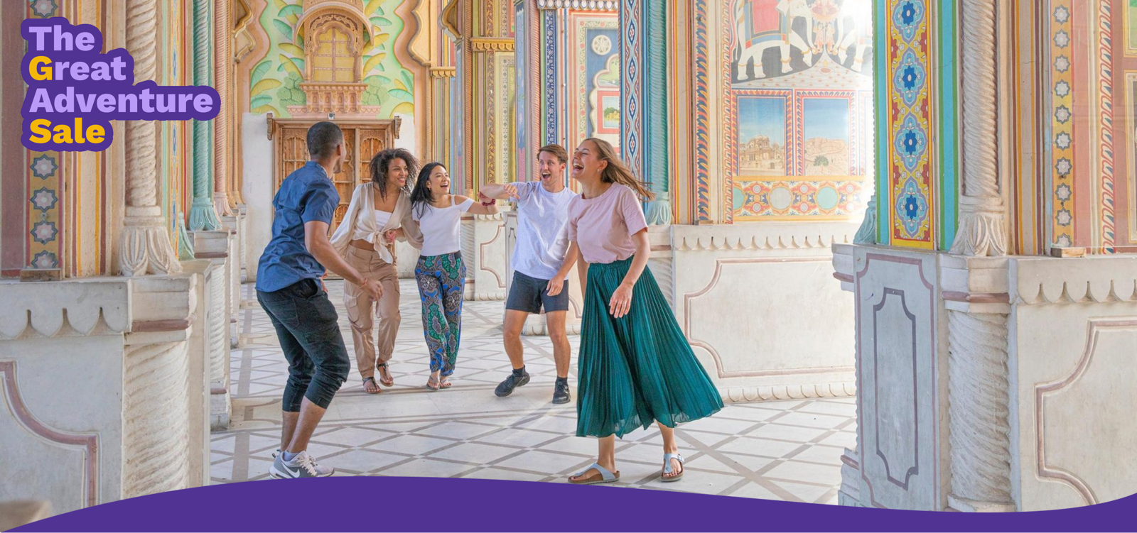 Group enjoying a laugh