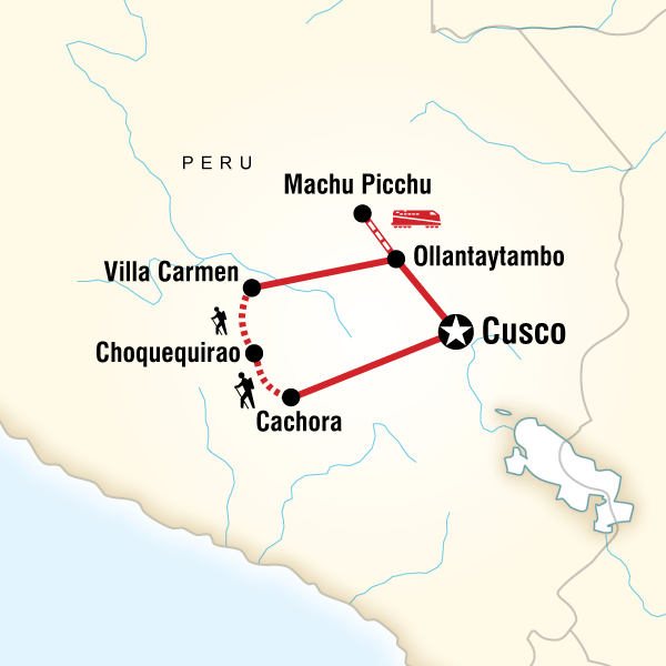 Choquequirao to Machu Picchu Express