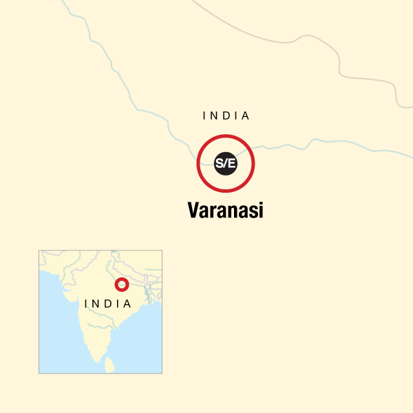 Varanasi Independent Adventure Map