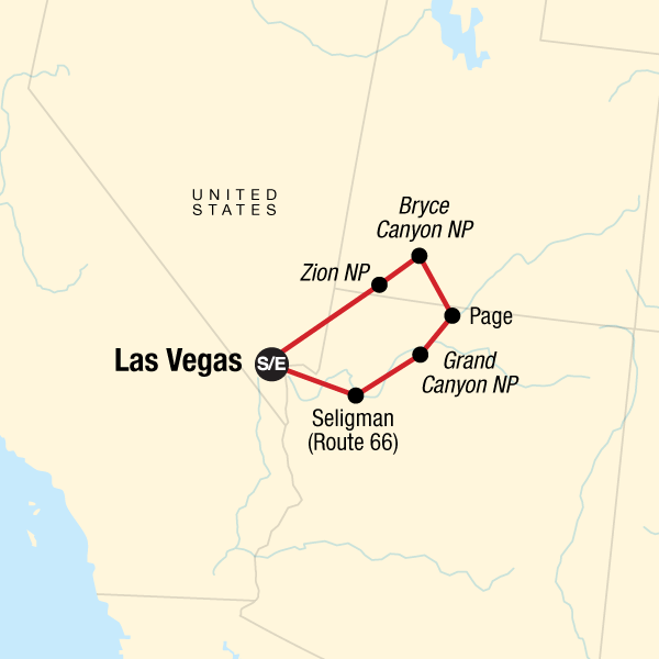 Discover American Canyonlands map