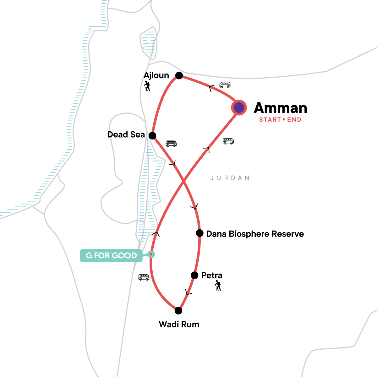 Jordan Multisport map