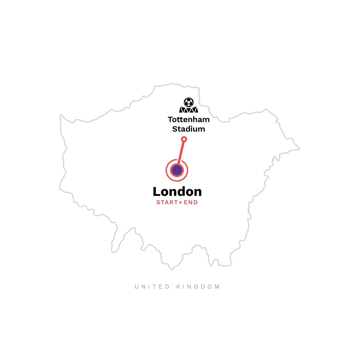Map of Tottenham Hotspur: London, Inside the Game