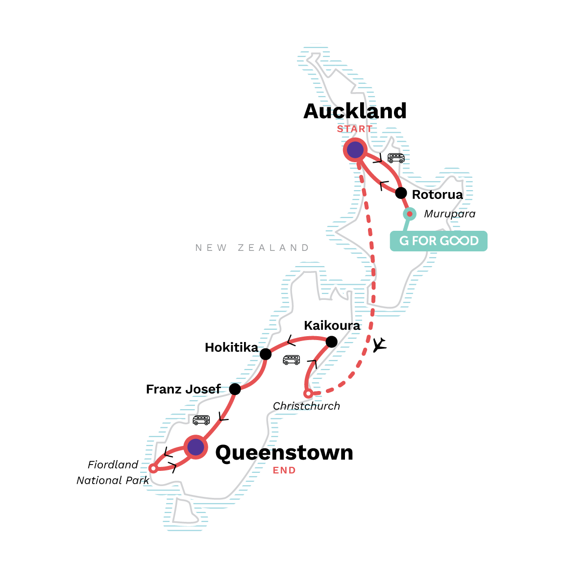Map of Solo-ish New Zealand