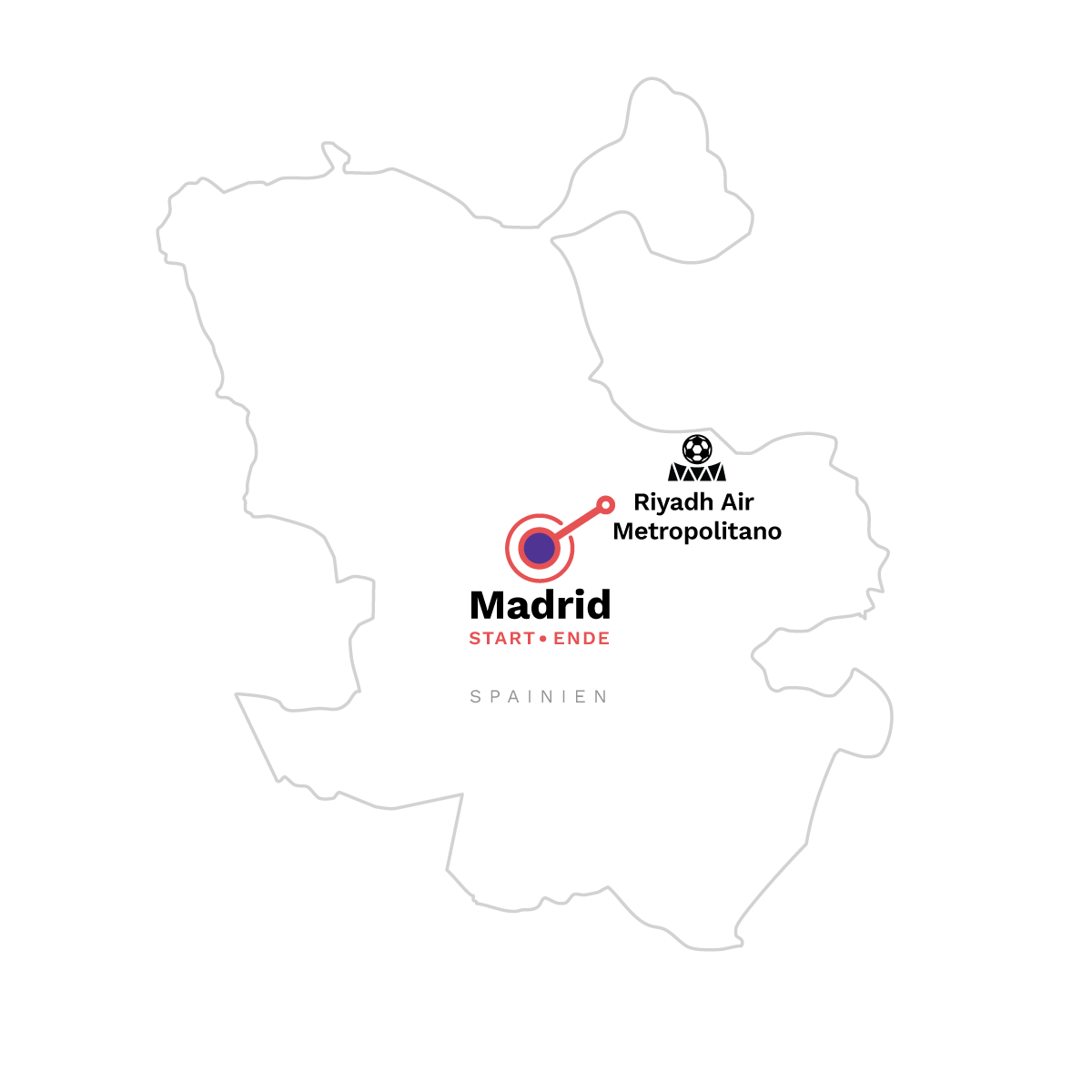 Map of Atlético Madrid: A Capital Kick Off