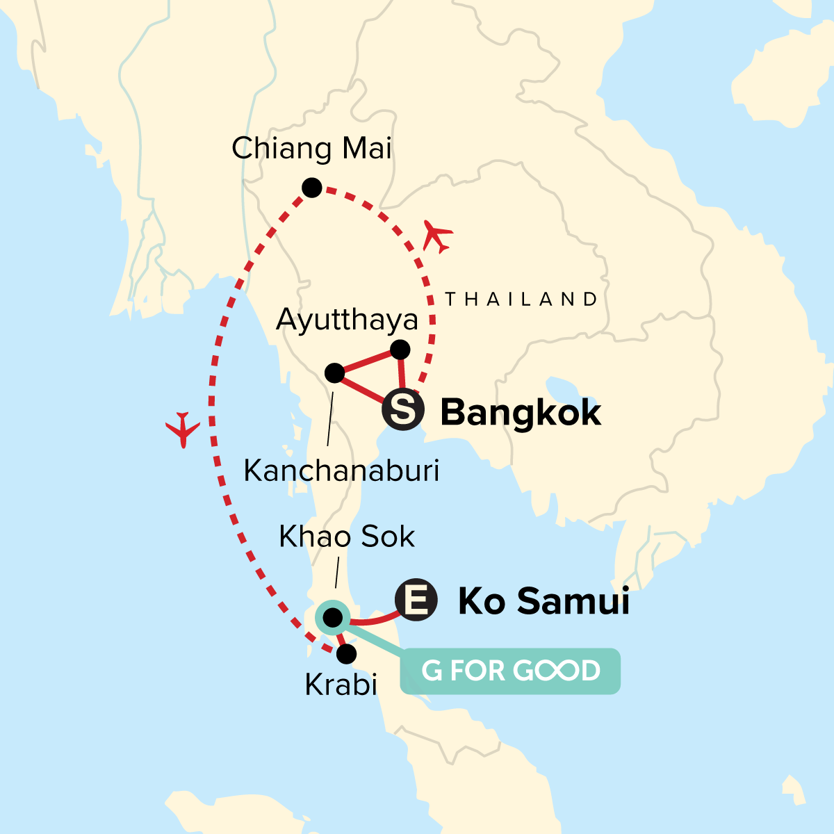 Map of Journeys: Thailand in Depth