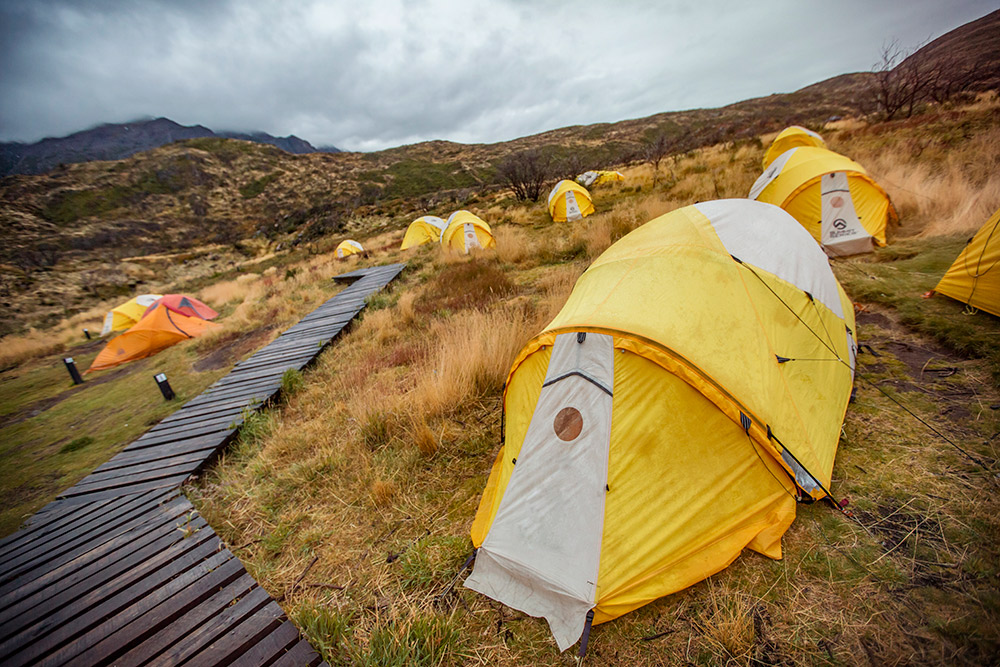 Take steps to keep the inside of your tent dry.