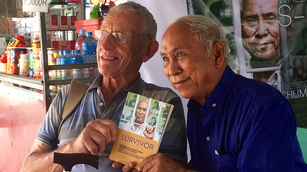 A Kiwi traveller meets Chum Mey, survivor of the infamous S-21 prison.