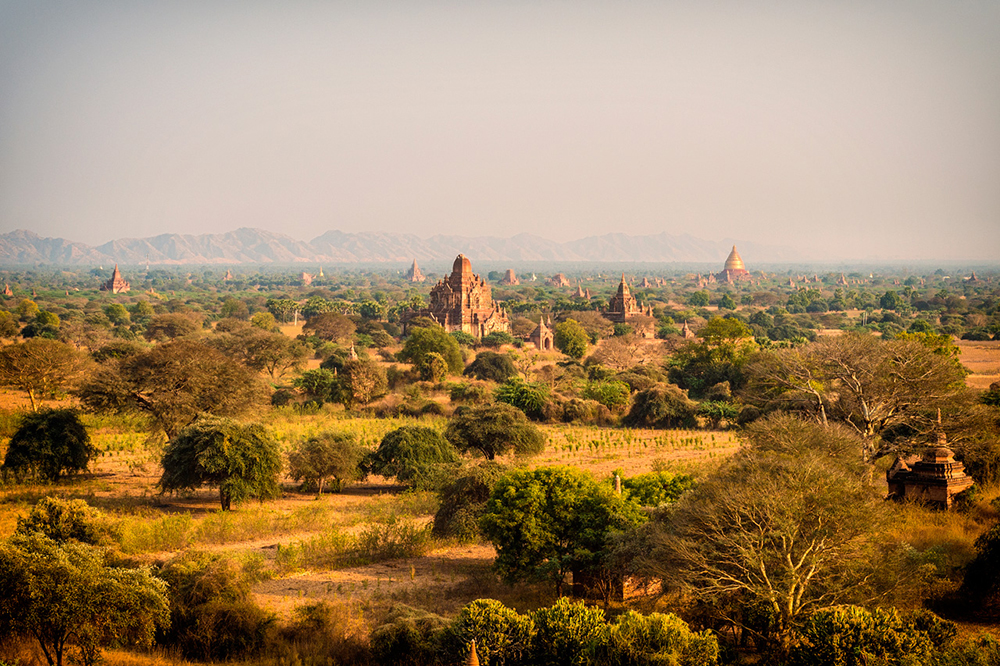 Myanmar's iconic, ancient city, Bagan.