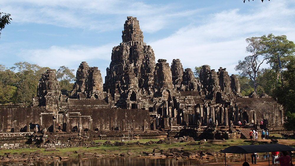 Bayon temple landscape.