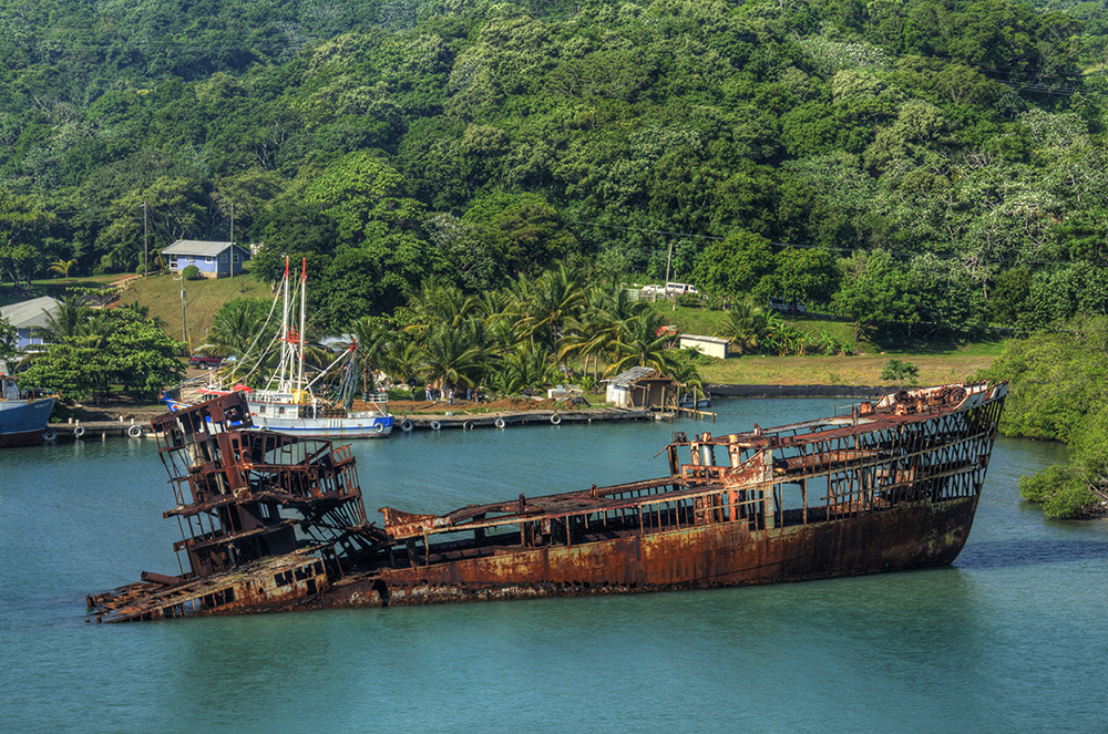 One of Roatan's many shipwrecks. Photo courtesy of Timothy W.