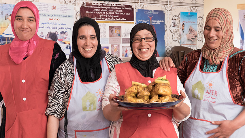 The Morocco Community Lunch initiative is a lunch-and-learn session with a twist.