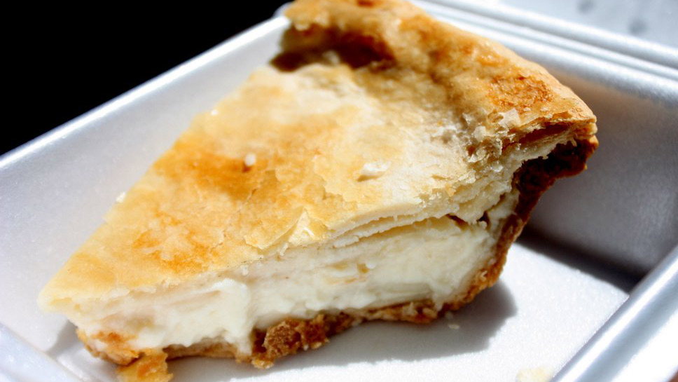 Buko pie is made of coconut and condensed milk. Photo courtesy Krista.