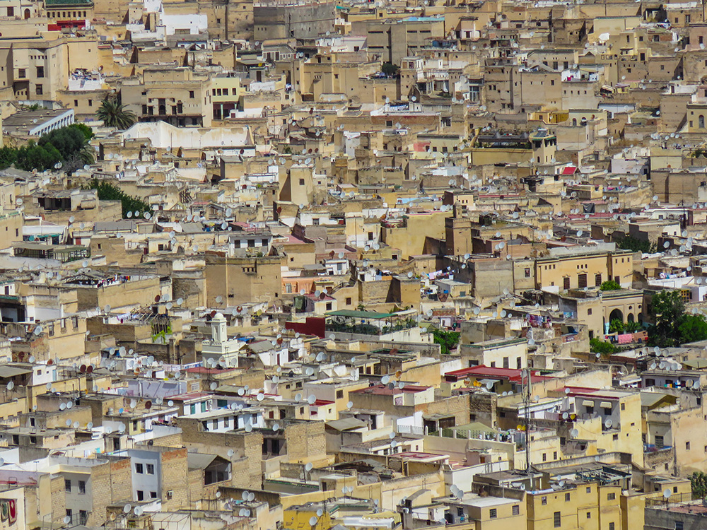 The Fes cityscape. Photo courtesy of daniel.