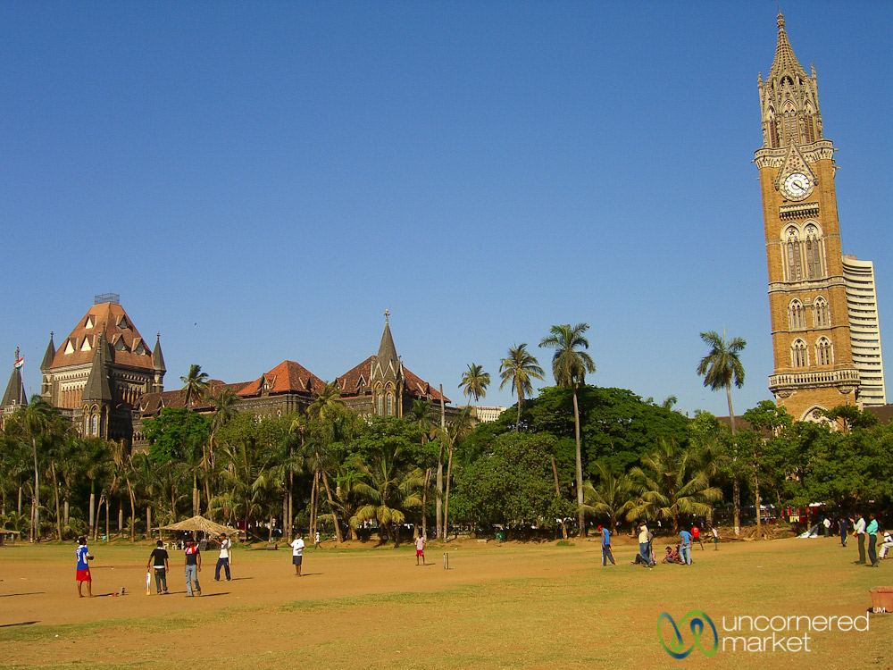 A game of cricket below the High Court.