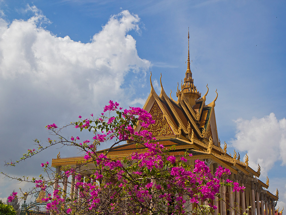 The Silver Pagoda at Phnom Penh's Royal Palace. Photo courtesy Peter N.