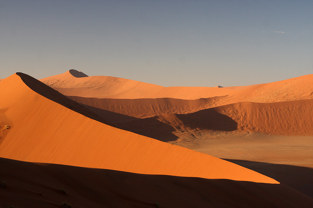 The striking dunes of Namib-Naukluft National Park in Namibia. Photo courtesy of Kierano.