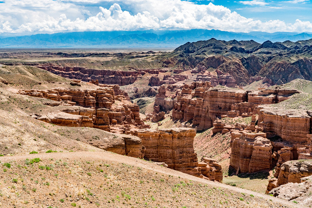 Charyn Canyon in Kazakhstan.