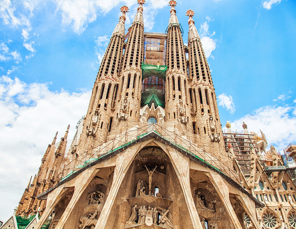 La Sagrada Família is still under construction.