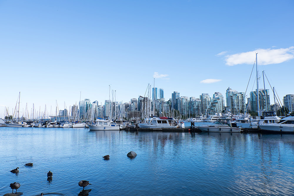 Vancouver's waterfront has views for days.