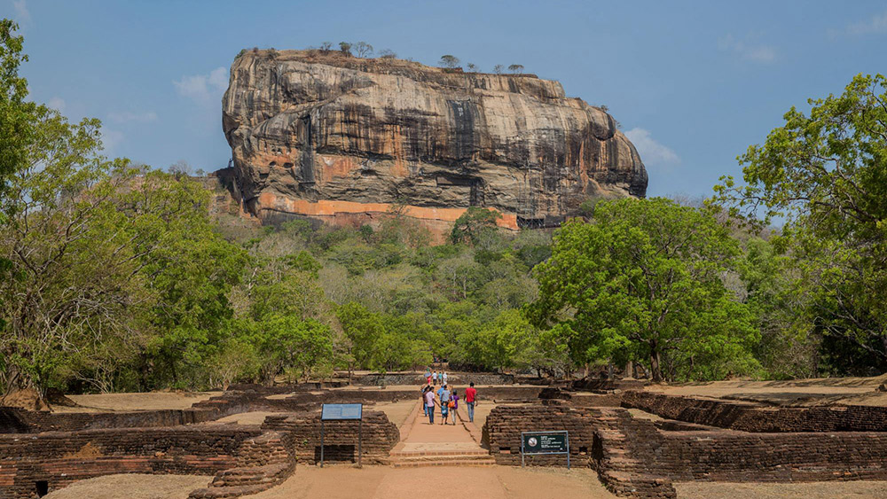 The Ancient city of Sigiriya.