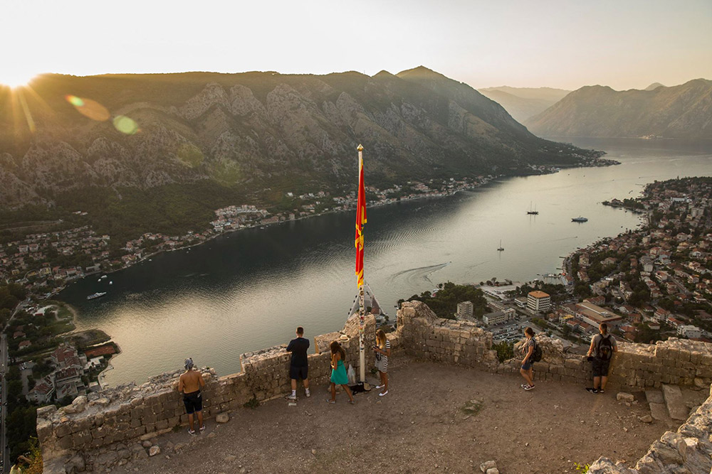 What a reward! The view from the Sveti Ivan Fortress.