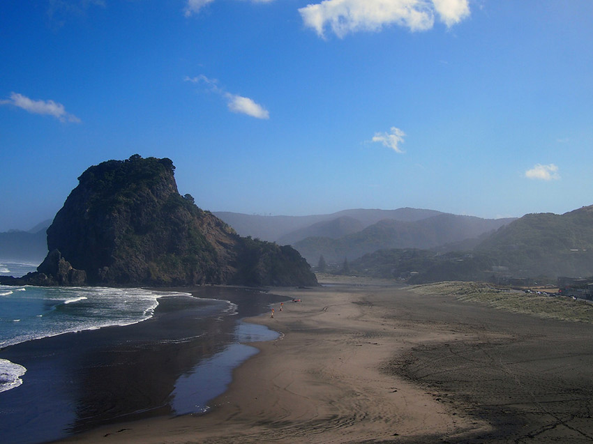 The views at Piha can't be beat.