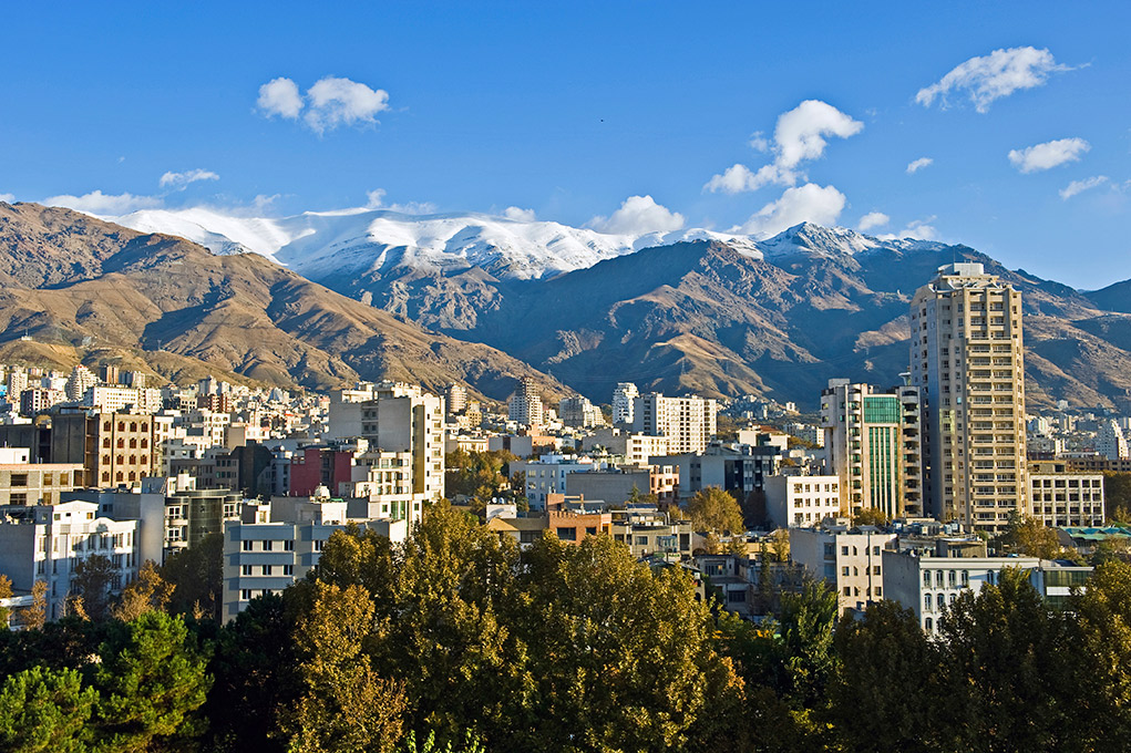 Around 9 million people live in Iran's capital, Tehran.