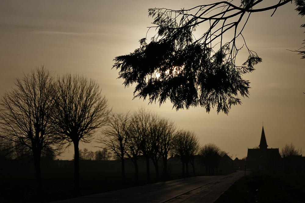 The road to Westvleteren.