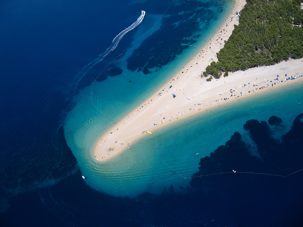 Zlatni Rat is Croatia's most famous beach. Photo courtesy of Szabolcs E.